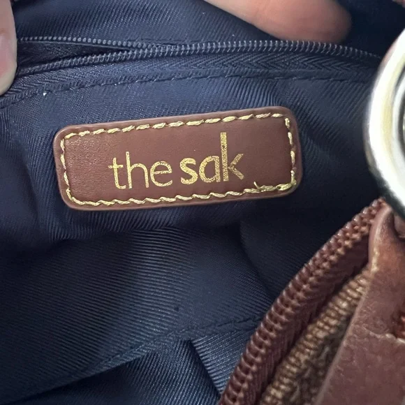 The Sak Brown and Black Leather Bag - Picture 4 of 4